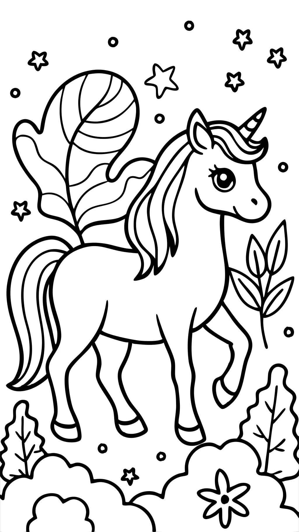 coloring pages of unicorn